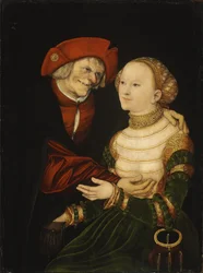 The Ill-Matched Couple / Old man and young woman